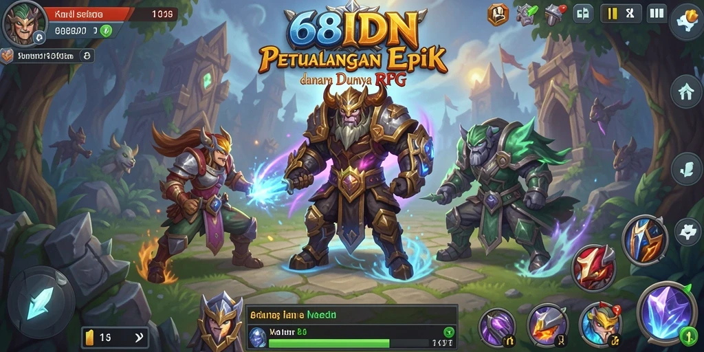 Tampilan menarik gameplay RPG di 68IDN dengan aksi seru.