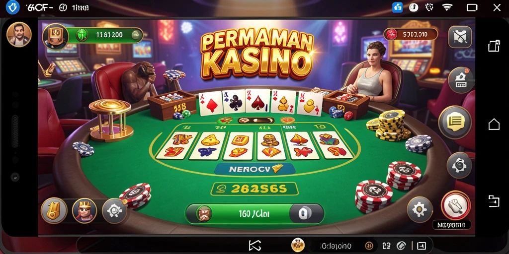 Tampilan gameplay utama 6CF yang seru dan menarik.