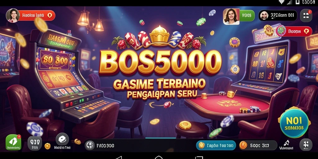 Tampilan menarik dari gameplay seru di BOS5000.