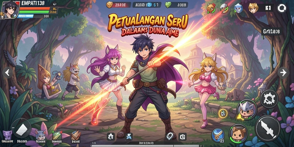Tampilan gameplay seru dan grafis indah dalam EMPATI138.
