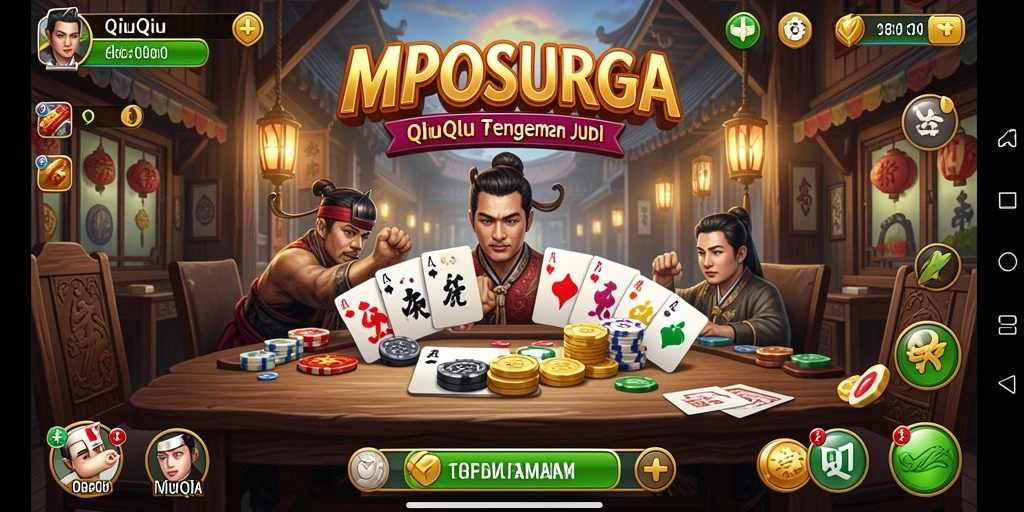 Tampilan menarik dan gameplay QiuQiu yang seru.