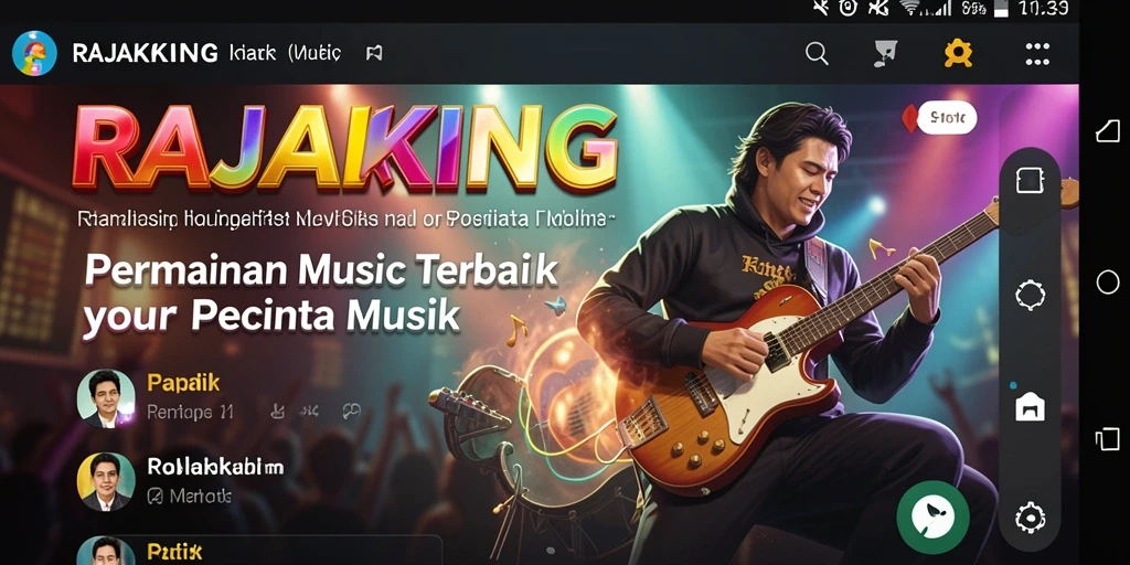 Tampilan gameplay RAJAKING yang seru dan interaktif