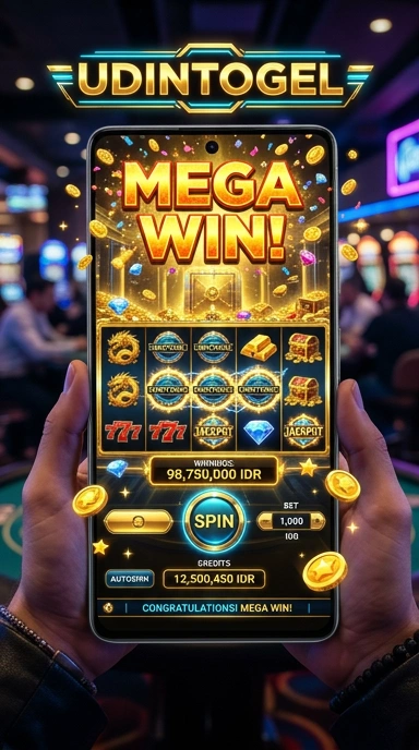 Pengguna sedang mengakses berbagai fitur dalam aplikasi udintogel.